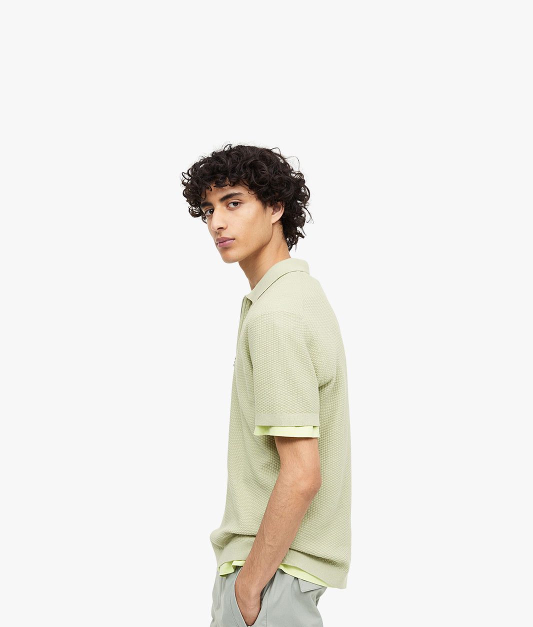 Slim polo shirt